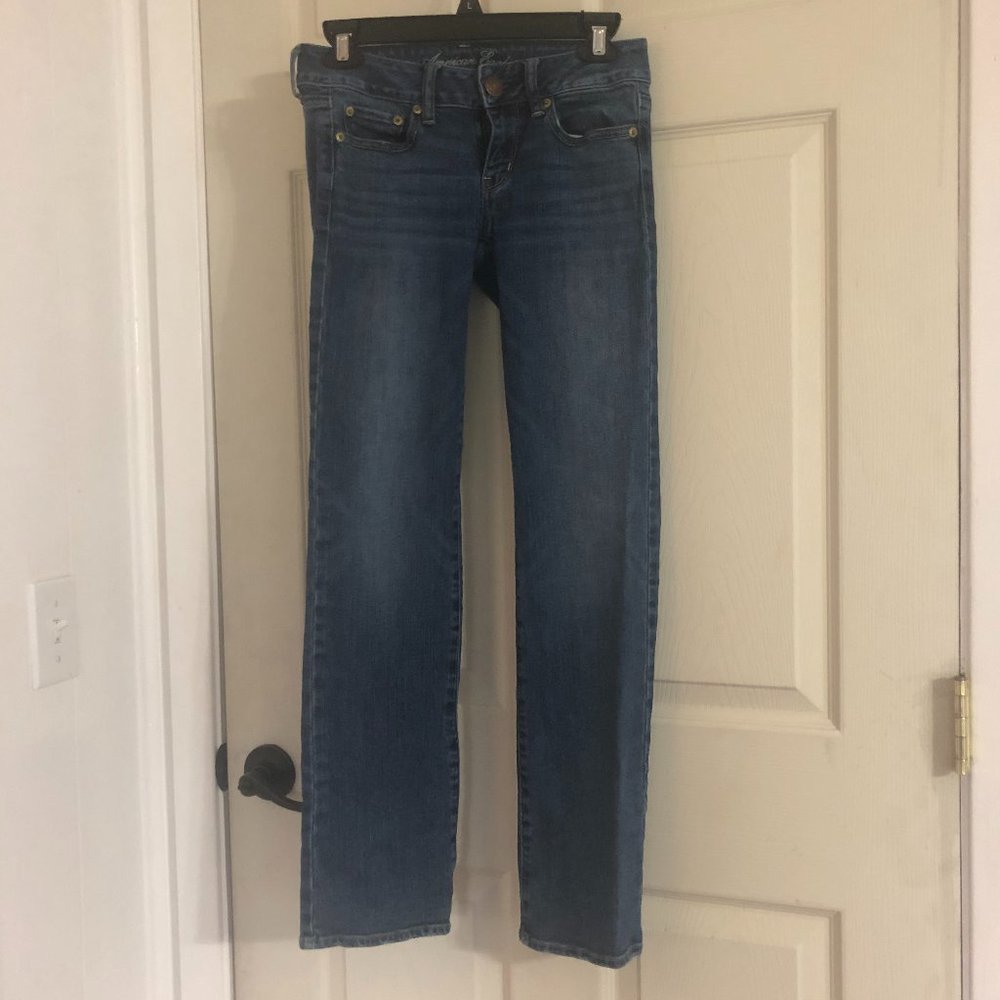 American Eagle Straight Stretch  Jeans 00S